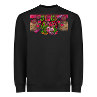 Black Stuck On You Heavyweight Sweatshirt - CowhideDigitalArt