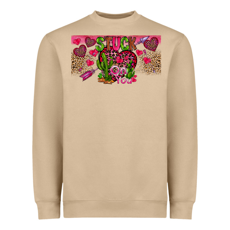 Stuck On You Heavyweight Sweatshirt by CowhideDigitalArt | Teevron