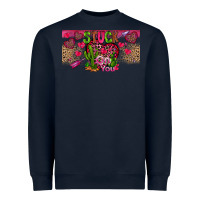 Navy Stuck On You Heavyweight Sweatshirt - CowhideDigitalArt