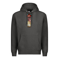 Charcoal Heather farm life alphabet lowercase letters i Premium Hoodie - BundleAndBundleShop