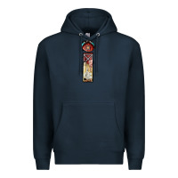 Navy farm life alphabet lowercase letters i Premium Hoodie - BundleAndBundleShop