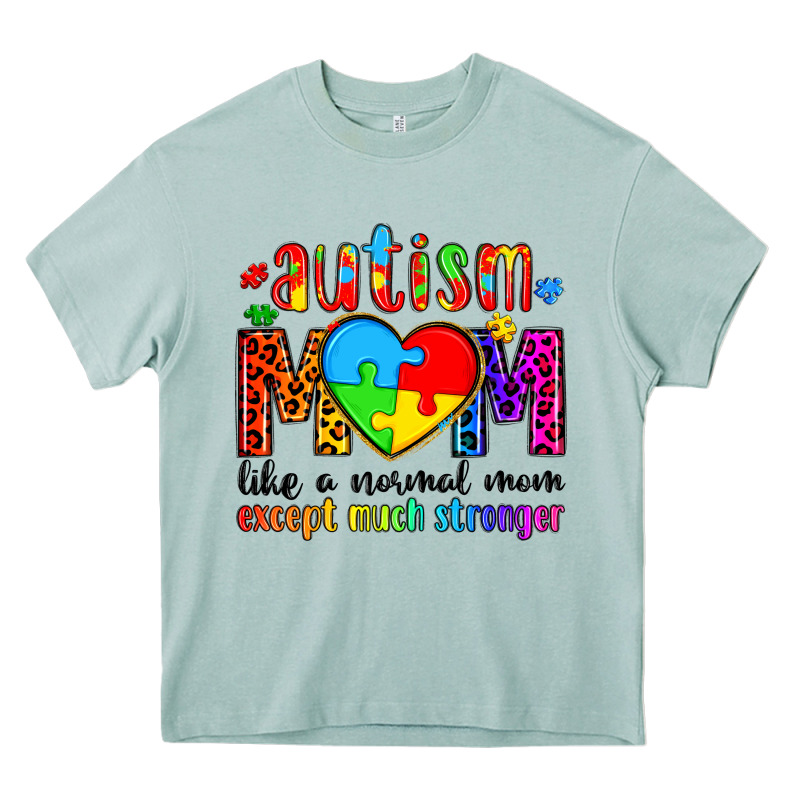 Autism Mom Like A Normal Mom Except Much Stronger Heavy Core Tee by Artiststas | Teevron