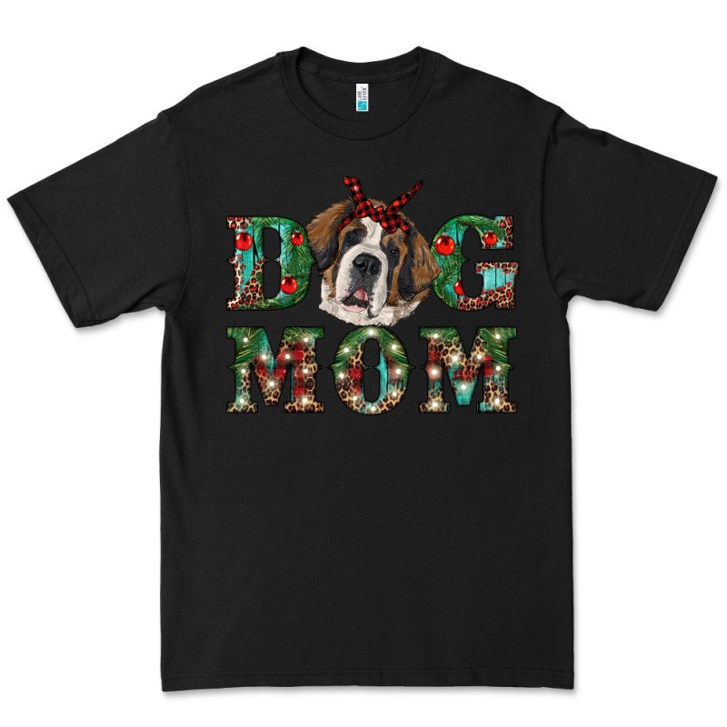 Western Christmas Dog Mom St Bernard Premium Tee by RanaPortraitStore | Teevron