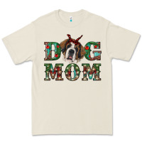 Bone Western Christmas Dog Mom St Bernard Premium Tee - RanaPortraitStore