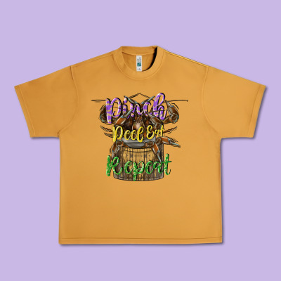 Pinch Peel Eat Repeat Urban Heavy Tee Designed By Cowgirlartshop