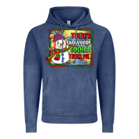 Vintage Denim theres snowbody cooler than me Vintage Hoodie - CowGirlArtShop