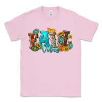 Bubblegum Pink Fall Vibes Classic Tee - texasbilliewilder