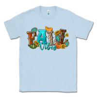 Dusty Blue Fall Vibes Classic Tee - texasbilliewilder