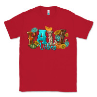 Red Fall Vibes Classic Tee - texasbilliewilder