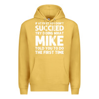 Antique Gold mike gift name personalized birthday funny christmas joke Premium Hoodie - minhPixels