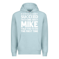 Blue Mist mike gift name personalized birthday funny christmas joke Premium Hoodie - minhPixels