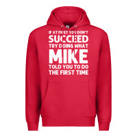Cardinal mike gift name personalized birthday funny christmas joke Premium Hoodie - minhPixels