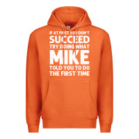 Carrot mike gift name personalized birthday funny christmas joke Premium Hoodie - minhPixels