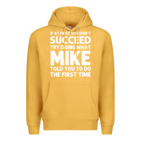 Mustard mike gift name personalized birthday funny christmas joke Premium Hoodie - minhPixels