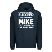 Navy mike gift name personalized birthday funny christmas joke Premium Hoodie - minhPixels