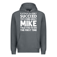 Rock mike gift name personalized birthday funny christmas joke Premium Hoodie - minhPixels