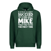 Sports Green mike gift name personalized birthday funny christmas joke Premium Hoodie - minhPixels