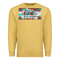 Antique Gold first my mother forever my friend  license plate Premium Sweatshirt - Artiststas
