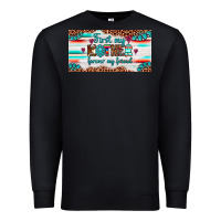 Black first my mother forever my friend  license plate Premium Sweatshirt - Artiststas