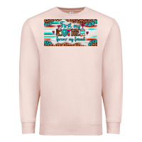 Pale Pink first my mother forever my friend  license plate Premium Sweatshirt - Artiststas