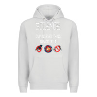 Dove Grey Science Ruining Everything Since 1543 Aliens Premium Hoodie - minhPixels