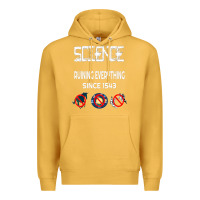 Mustard Science Ruining Everything Since 1543 Aliens Premium Hoodie - minhPixels