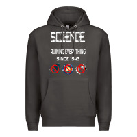 Smoke Science Ruining Everything Since 1543 Aliens Premium Hoodie - minhPixels