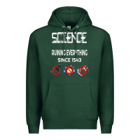 Sports Green Science Ruining Everything Since 1543 Aliens Premium Hoodie - minhPixels