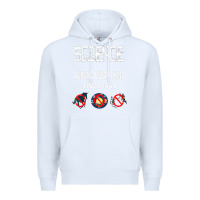 White Science Ruining Everything Since 1543 Aliens Premium Hoodie - minhPixels