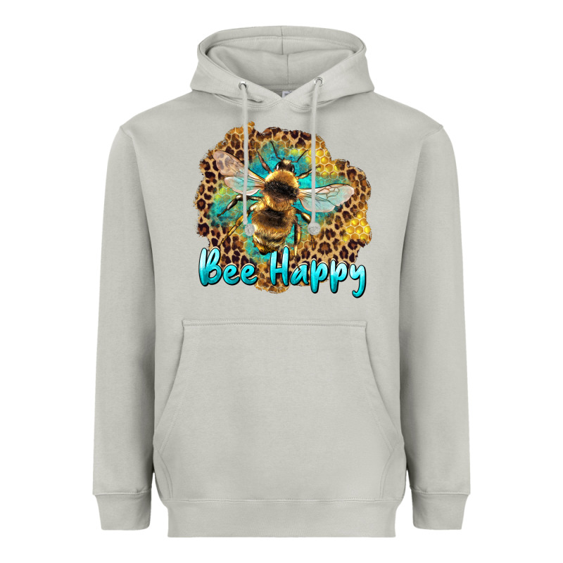 Bee Happy Heavyweight Hoodie by Artiststas | Teevron
