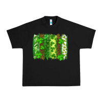 Black St Patrick's Day Brushstrokes Urban Heavy Tee - RanaPortraitStore