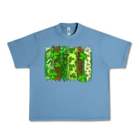 Pebble Blue St Patrick's Day Brushstrokes Urban Heavy Tee - RanaPortraitStore