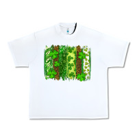 White St Patrick's Day Brushstrokes Urban Heavy Tee - RanaPortraitStore