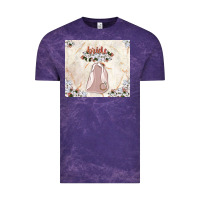 Cloud Purple bride tumbler Vintage Tee - TumblerDesignByShophia