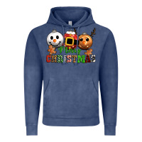 Vintage Denim merry christmas Vintage Hoodie - CowGirlArtShop
