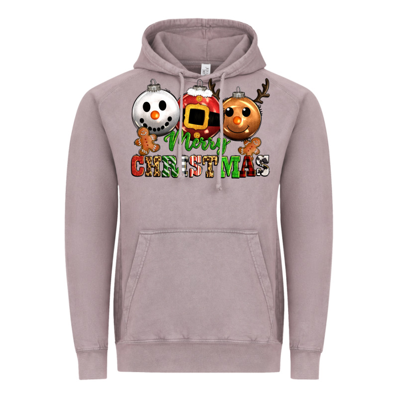 Merry Christmas Vintage Hoodie by CowGirlArtShop | Teevron