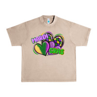 French Oak mardi gras heart Urban Heavy Tee - CowGirlArtShop