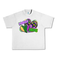 Lunar Rock mardi gras heart Urban Heavy Tee - CowGirlArtShop