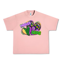 Salmon mardi gras heart Urban Heavy Tee - CowGirlArtShop