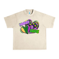 Sandshell mardi gras heart Urban Heavy Tee - CowGirlArtShop