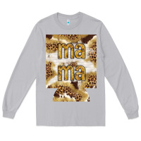 Moon Dust Mama with leopard and cowhide regular can cooler Long Sleeve Tee - HowdyJamesFarm