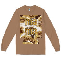 Toasted Coconut Mama with leopard and cowhide regular can cooler Long Sleeve Tee - HowdyJamesFarm