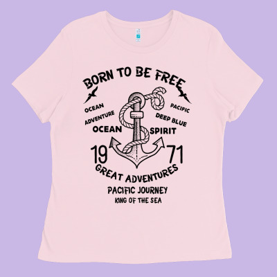 Born To Be Free Sea Ladies Tee Designed By Bettercallsaul