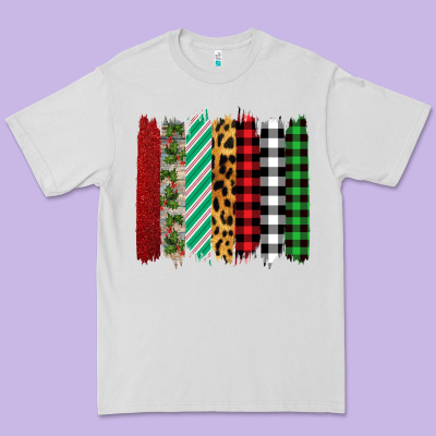 Christmas Brushstrokes Premium Tee Designed By Bettercallsaul