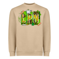 Mushroom St. Patricks Day Lpn Heavyweight Sweatshirt - CowhideDigitalArt