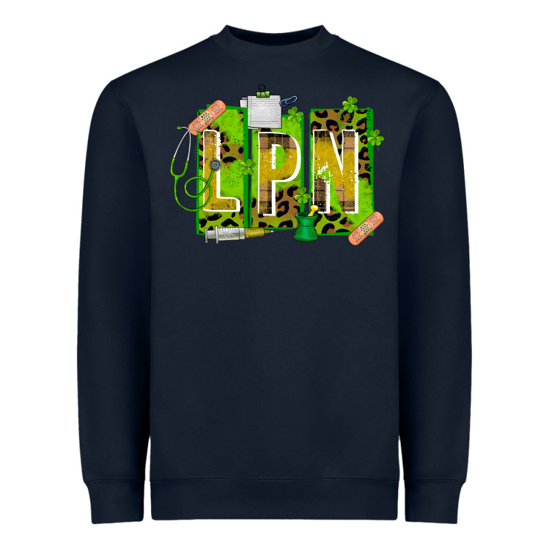 St. Patricks Day Lpn Heavyweight Sweatshirt by CowhideDigitalArt | Teevron
