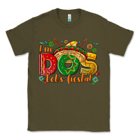 Army Green I'm dos let's Fiesta Classic Tee - NancyCooperArtShop