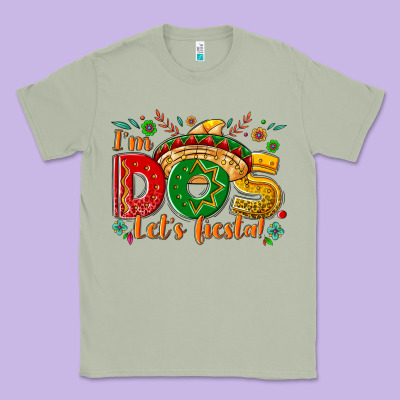 I'm Dos Let's Fiesta Classic Tee Designed By Nancycooperartshop