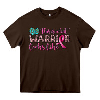 Chocolate Brown this is what warrior looks like Heavy Core Tee - JahusDesignShop