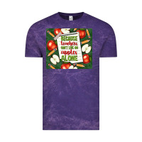 Cloud Purple because teachers can't live on apples alone tumble Vintage Tee - TumblerDesignByShophia
